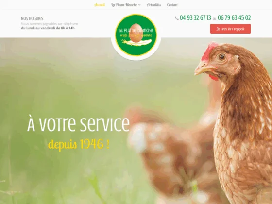 La Plume Blanche - Aviculteur près de Nice