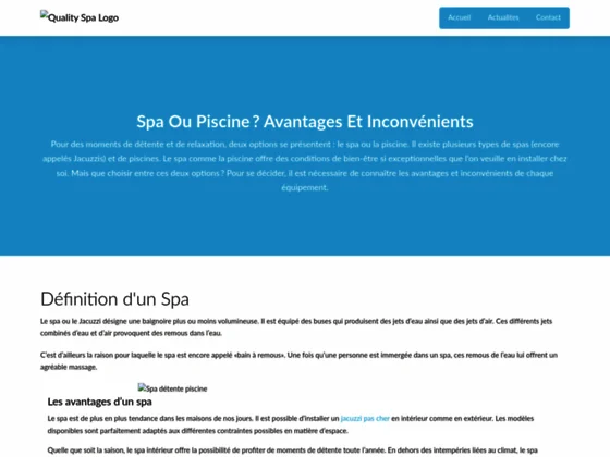 Spa et jacuzzi exterieur