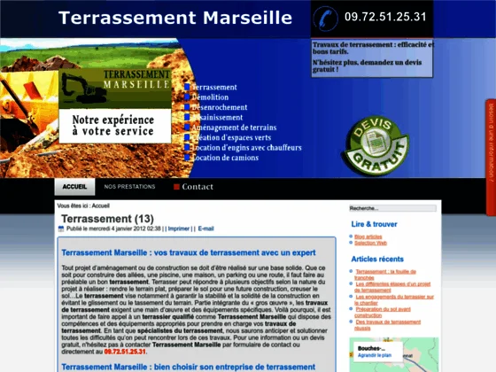 Terrassement Marseille