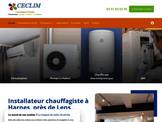 Ceclim - Chauffagiste spécialisé