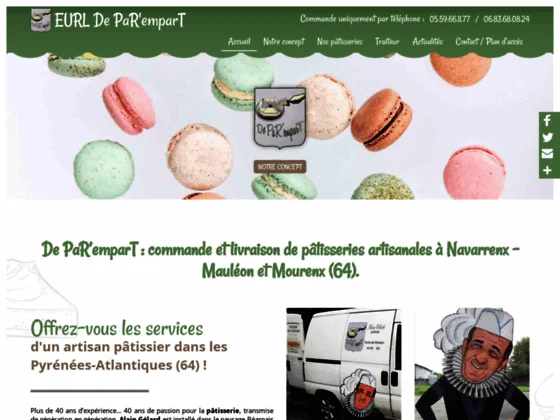 De PaR'empart: Pâtisserie sur commande à Sus