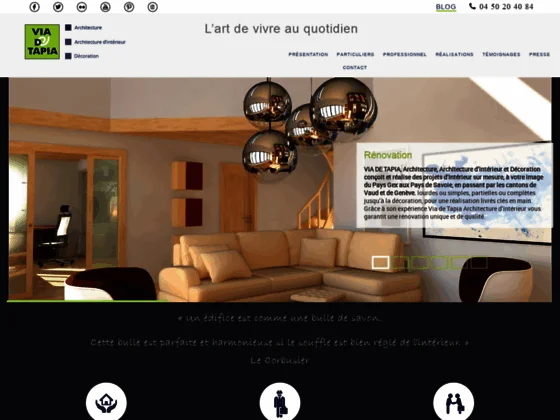 architecture d'intérieur - via de tapia