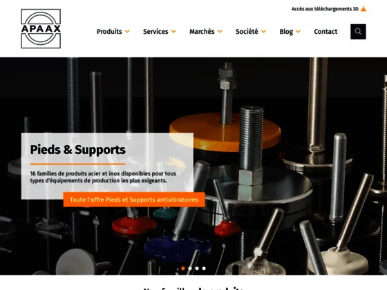 Sauterelle pneumatique APAAX industrie mécanique