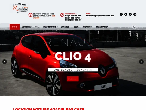 Location voiture agadir aéroport - Agence Rayhane  cars