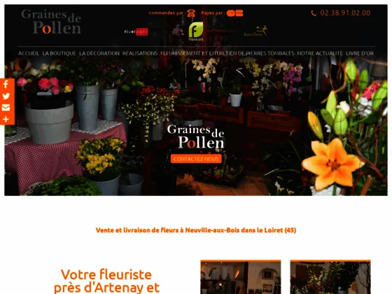 Spécialiste des fleurs près d’Aschères-le-Marché 