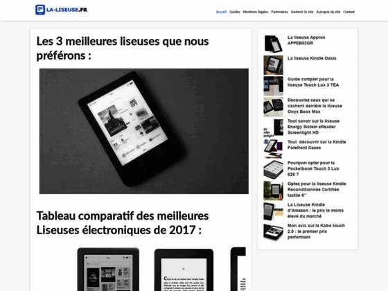 Liseuse - Comparatif Complet et Guide d'Achat