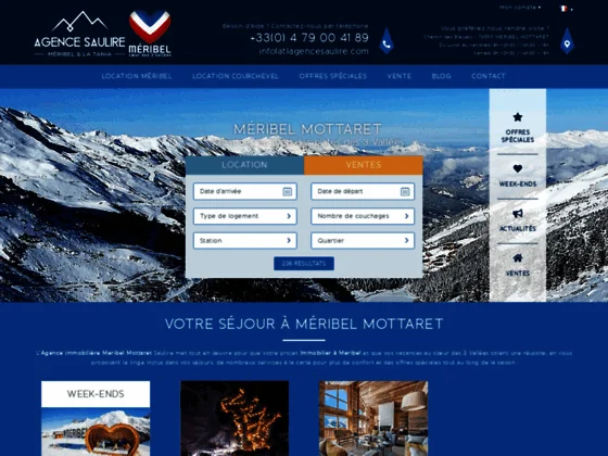 agence immobilière Méribel-Mottaret