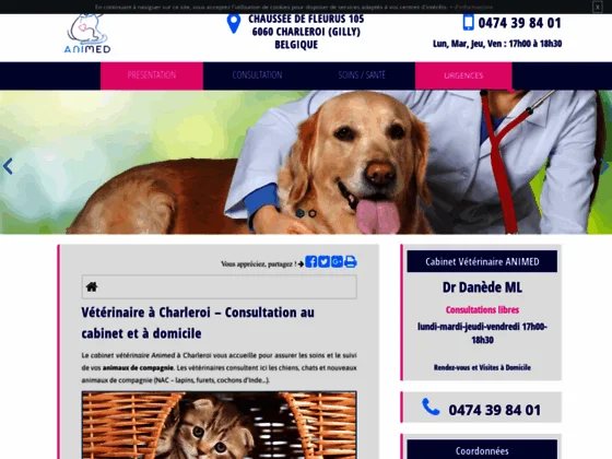 Vétérinaire d'urgence à Charleroi	