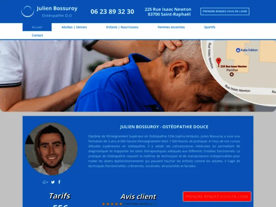 Ostéopathe pour séniors à Saint-Raphaël 