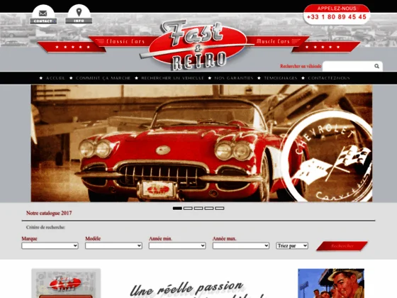 Importateur de voitures américaines de collection