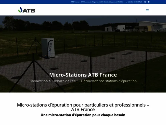 Micro-station d'épuration ATB France