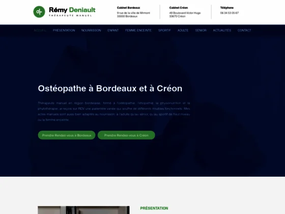 Etiopathe pour sportif à Créon