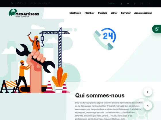 Mes Artisans 01 85 42 11 11 - Des experts au service de votre confort ! | Un artisan de proximité !