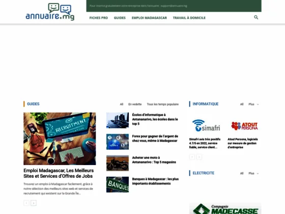 Annuaire Madagascar
