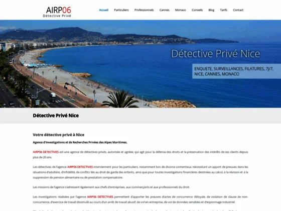 AIRP06 DÉTECTIVES - Détective privé Nice Cannes Monaco