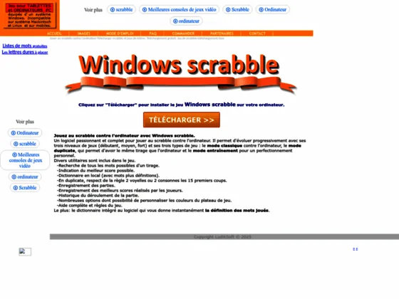Jouer au scrabbble contre l'ordinateur.