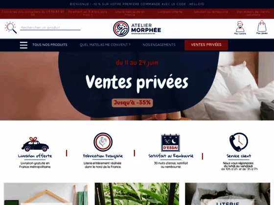 Matelas sur mesure fabriqués en France