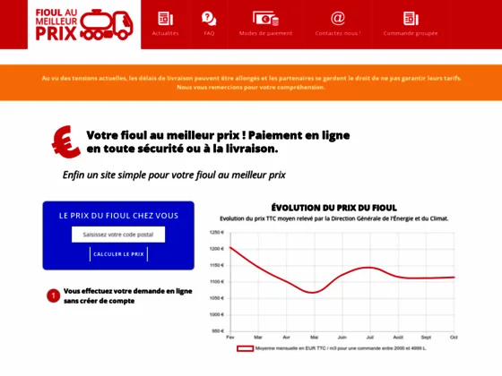 Un meilleur prix du fioul