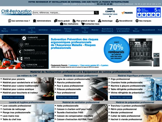 CHR Restauration : matériel de cuisine pour les professionnels