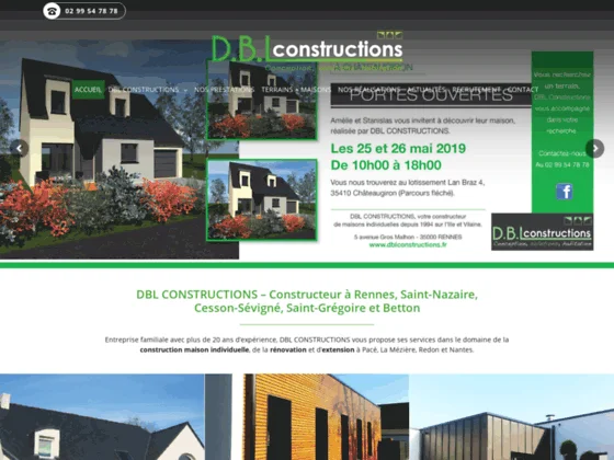 DBL Constructions : construction maison Saint-Nazaire et Renens