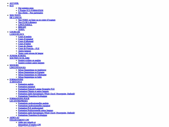 ECS langues et communication