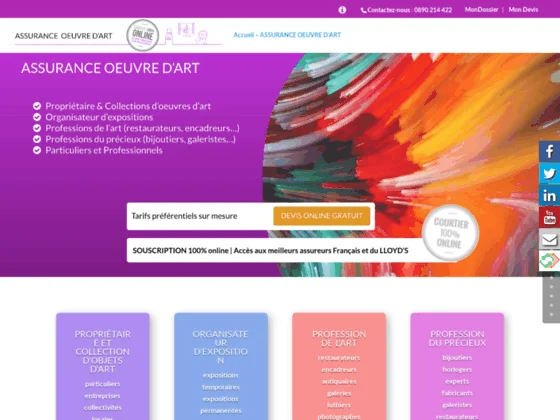 assurance oeuvre d art
