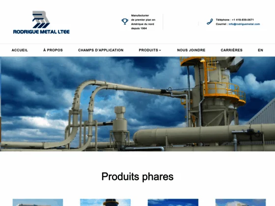 Rodrigue Métal – dépoussiéreur industriel  