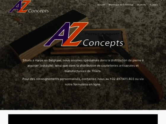 AZ CONCEPTS - fabricant pierre à aiguiser
