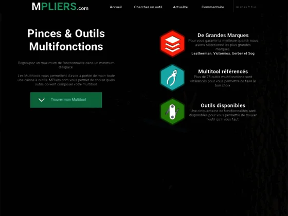 Comparatif de pinces et outils multifonction - MPliers