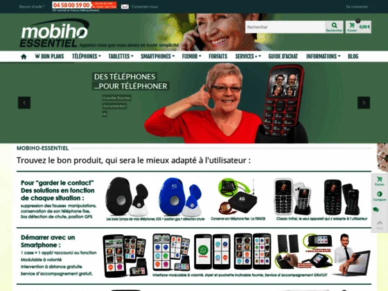 Téléphone senior 