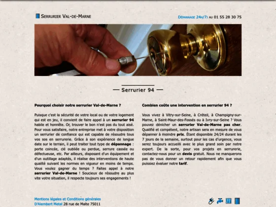Serrurier Val-de-Marne