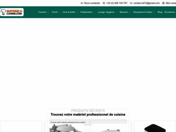 Materie équipement cuisine pro et CHR - STL SARL - www.materiels-cui