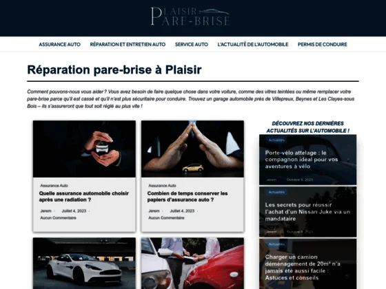 Centre auto A+ Glass - Reparation pare brise - Plaisir, 78