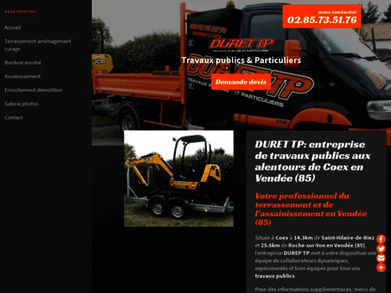 DURET TP - travaux publics et particuliers