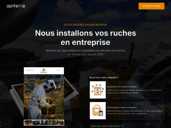 Installation ruche entreprise