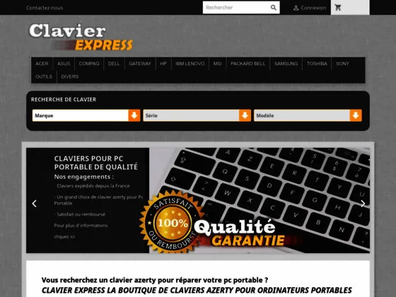 Claviers pour ordinateurs portables - Clavier Express