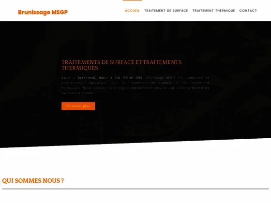 M S G P Traitements thermique et de surfaces