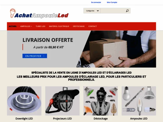vente d'ampoules led et d'éclairages led 