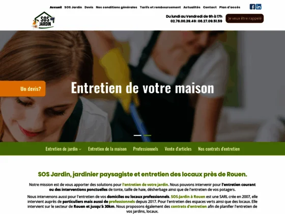 Jardinier Paysagiste à Rouen SOS-Jardin