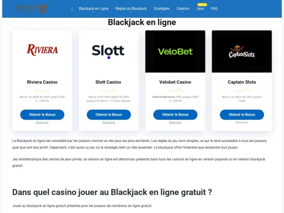 Blackjack en Ligne 2018 #1