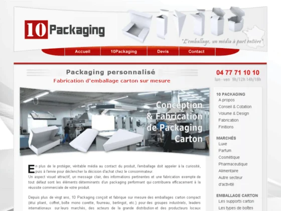 Packaging alimentaire et cosmétique