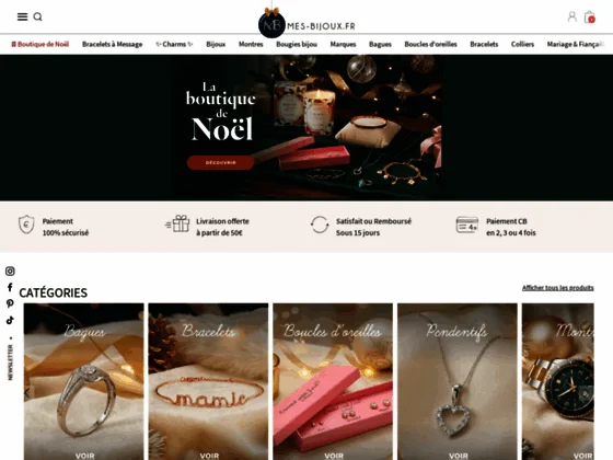 Boutique en ligne de bijoux et montres tendance