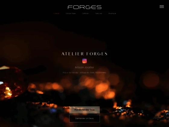 Forges Joaillerie & Horlogerie - Boutique en ligne officielle