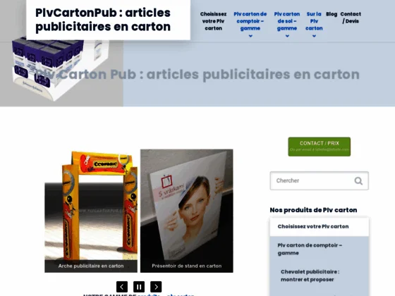 Tous les outils de PLV en carton