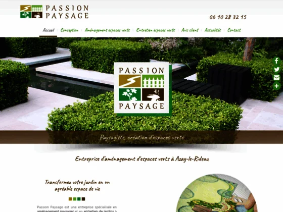 Entreprise d’aménagement de jardin dans l'Indre-et-Loire (37)