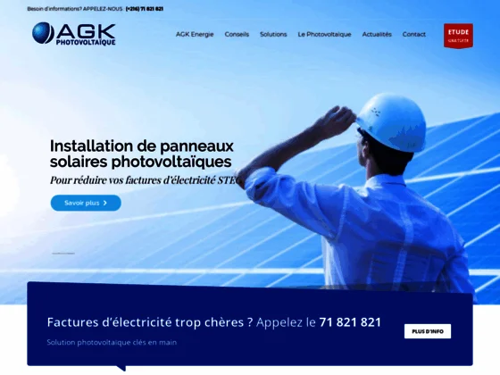 Société énergie solaire Tunisie