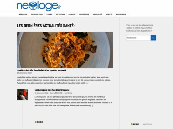 Neolage : votre magazine santé