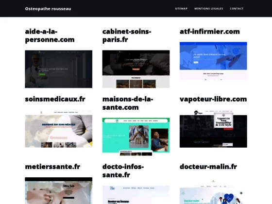 Ostéopathe pour personnes âgées à GUYANCOURT