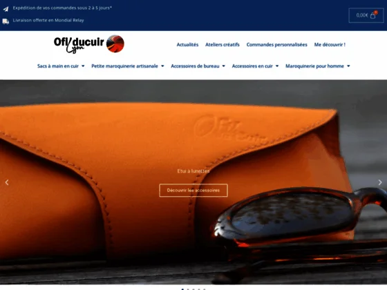 Sellière maroquinière d'art Lyonnaise