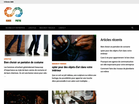 Idées pour les fêtes